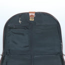 Burberrys Nova Check Garment Cover Canvas Leather Beige Gold Auth bs28016-18