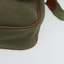 Burberrys Shoulder Bag Canvas Khaki Auth bs28018-15