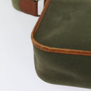 Burberrys Shoulder Bag Canvas Khaki Auth bs28018-16