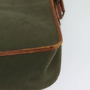 Burberrys Shoulder Bag Canvas Khaki Auth bs28018-9