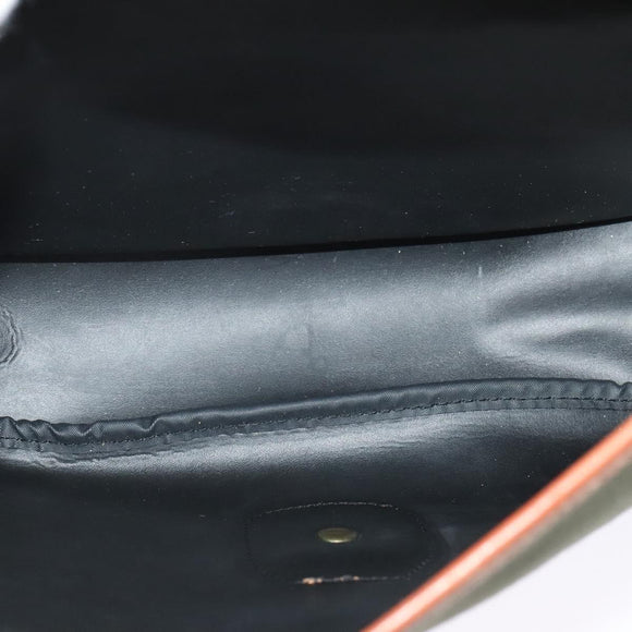 Burberrys Shoulder Bag Canvas Khaki Auth bs28018