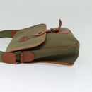 Burberrys Shoulder Bag Canvas Khaki Auth bs28018-3