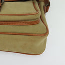 Burberrys Shoulder Bag Canvas Beige Auth bs28019-14