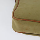 Burberrys Shoulder Bag Canvas Beige Auth bs28019-15