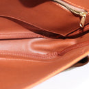 Burberrys Shoulder Bag Canvas Beige Auth bs28019-18