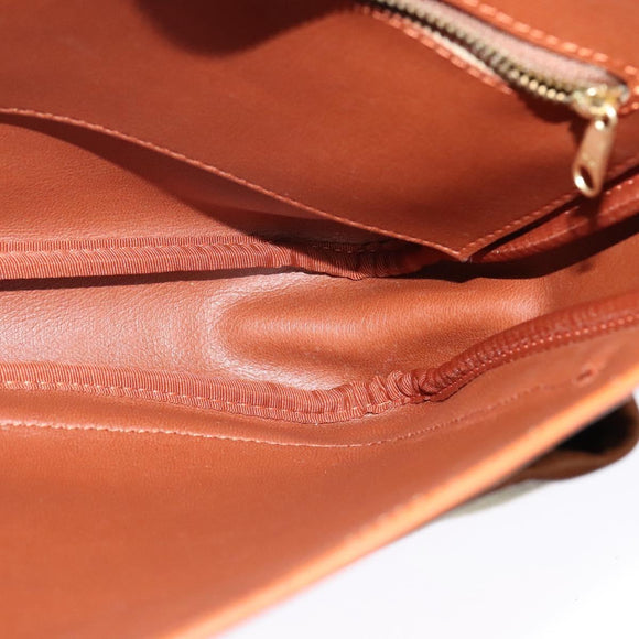 Burberrys Shoulder Bag Canvas Beige Auth bs28019