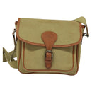 Burberrys Shoulder Bag Canvas Beige Auth bs28019-13