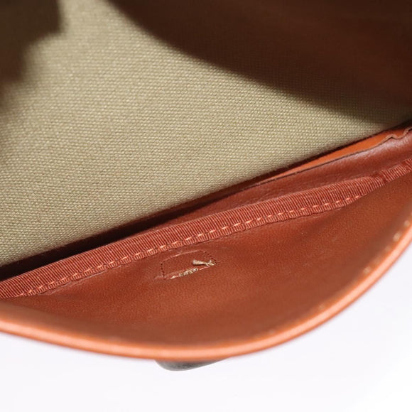 Burberrys Shoulder Bag Canvas Beige Auth bs28019