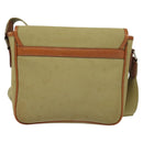 Burberrys Shoulder Bag Canvas Beige Auth bs28019-2