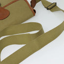 Burberrys Shoulder Bag Canvas Beige Auth bs28019-7
