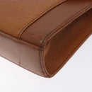 Burberrys Shoulder Bag Leather Brown Gold Auth bs28020-9