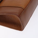 Burberrys Shoulder Bag Leather Brown Gold Auth bs28020-14