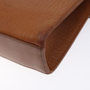 Burberrys Shoulder Bag Leather Brown Gold Auth bs28020-15