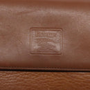 Burberrys Shoulder Bag Leather Brown Gold Auth bs28020-17