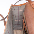 Burberrys Shoulder Bag Leather Brown Gold Auth bs28020-20