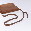 Burberrys Shoulder Bag Leather Brown Gold Auth bs28020-7
