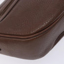 Burberrys Shoulder Bag Leather Brown Gold Auth bs28021-16