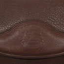 Burberrys Shoulder Bag Leather Brown Gold Auth bs28021-17