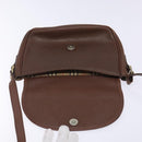 Burberrys Shoulder Bag Leather Brown Gold Auth bs28021-10
