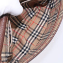 Burberrys Shoulder Bag Leather Brown Gold Auth bs28021-11