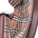 Burberrys Shoulder Bag Leather Brown Gold Auth bs28021-21