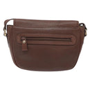 Burberrys Shoulder Bag Leather Brown Gold Auth bs28021-2