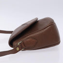 Burberrys Shoulder Bag Leather Brown Gold Auth bs28021-4