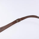 Burberrys Shoulder Bag Leather Brown Gold Auth bs28021-8