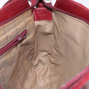Burberrys Shoulder Bag Leather Red Gold Auth bs28022-18