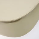 Burberrys Shoulder Bag Leather Cream Gold Auth bs28027-17