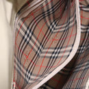 Burberrys Shoulder Bag Leather Cream Gold Auth bs28027-20