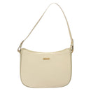 Burberrys Shoulder Bag Leather Cream Gold Auth bs28027-13
