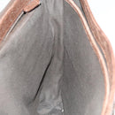 BVLGARI Shoulder Bag Leather Brown Silver Auth bs28028-19