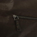 Berluti Calligraphy Clutch Bag Leather Brown Silver Auth bs28029-9