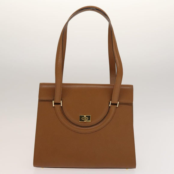 BALLY Tote Bag Leather 2Set Black Brown Auth bs28036