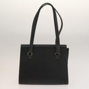 BALLY Tote Bag Leather 2Set Black Brown Auth bs28036-3