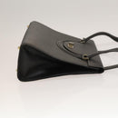 BALLY Tote Bag Leather 2Set Black Brown Auth bs28036-4