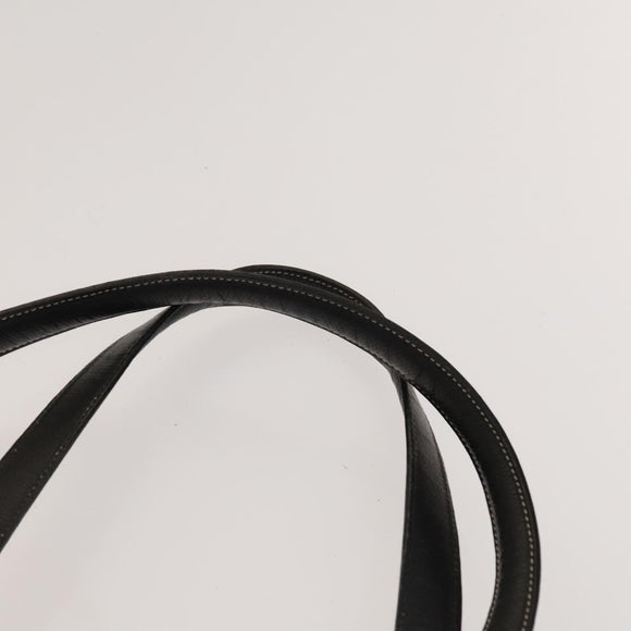 BALLY Tote Bag Leather 2Set Black Brown Auth bs28036