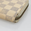 LOUIS VUITTON Damier Azur Zippy Wallet Long Wallet 2Set N60019 LV Auth bs28038-16