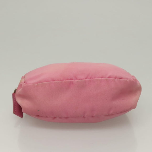 PRADA Pouch Nylon 2Set Pink Red Auth bs28039