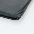 HERMES Wallet Leather 2Set Black Red Auth bs28040-15