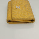 CHANEL Key Case Leather 3Set Black Beige CC Auth bs28044-4