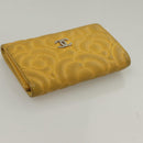 CHANEL Key Case Leather 3Set Black Beige CC Auth bs28044-5