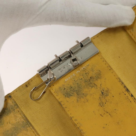 CHANEL Key Case Leather 3Set Black Beige CC Auth bs28044