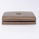 CHANEL Bifold Wallet Enamel Purple Silver CC Auth bs28048-6