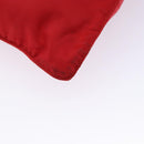 PRADA Shoulder Bag Nylon Red Silver Auth bs28053-17