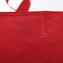 PRADA Shoulder Bag Nylon Red Silver Auth bs28053-9