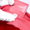 PRADA Shoulder Bag Nylon Red Silver Auth bs28053-12