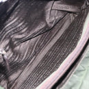 PRADA Tote Bag Nylon Khaki Silver Auth bs28055-10