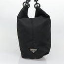 PRADA Hand Bag Nylon Black Auth bs28060-3